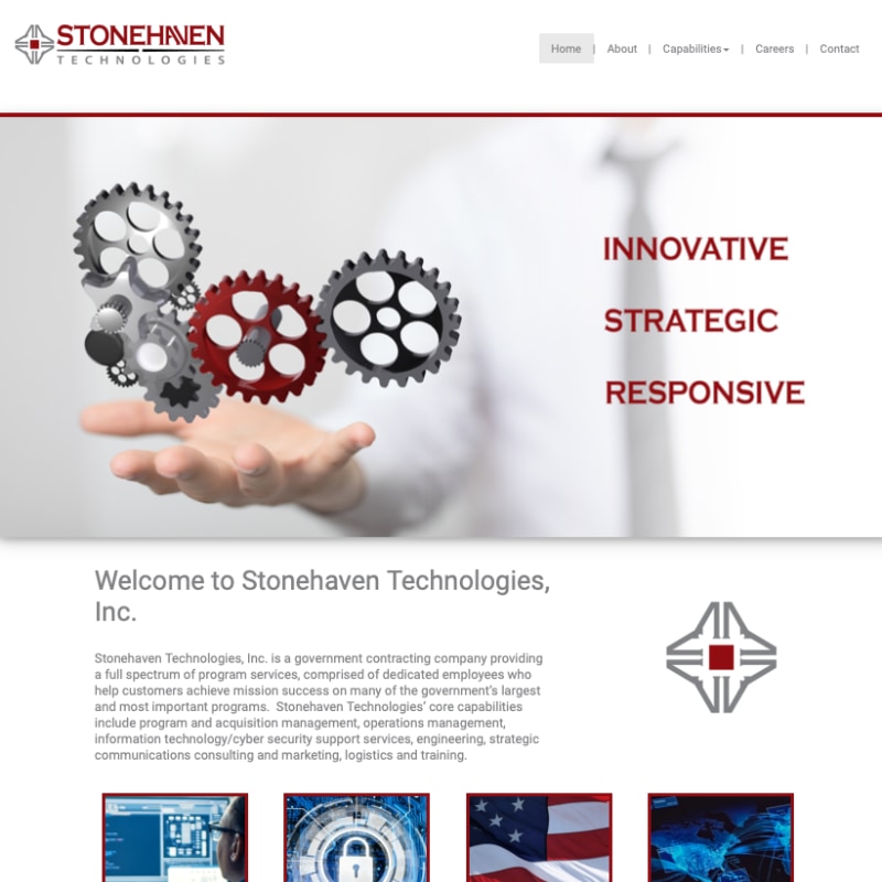 Stonehaven Technologies, Inc. Website Design by Empty Tomb Graphics.